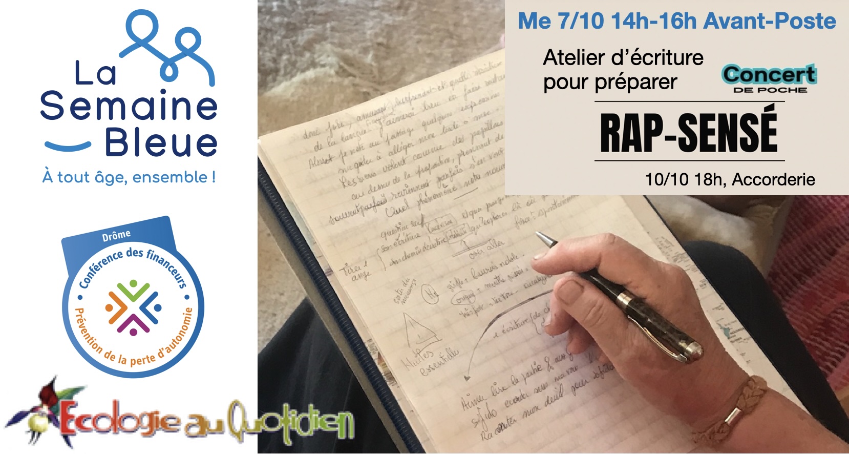Atelier interg&eacute;n&eacute;rationnel d&rsquo;&eacute;criture avec RAP-SENS&Eacute; 7/10