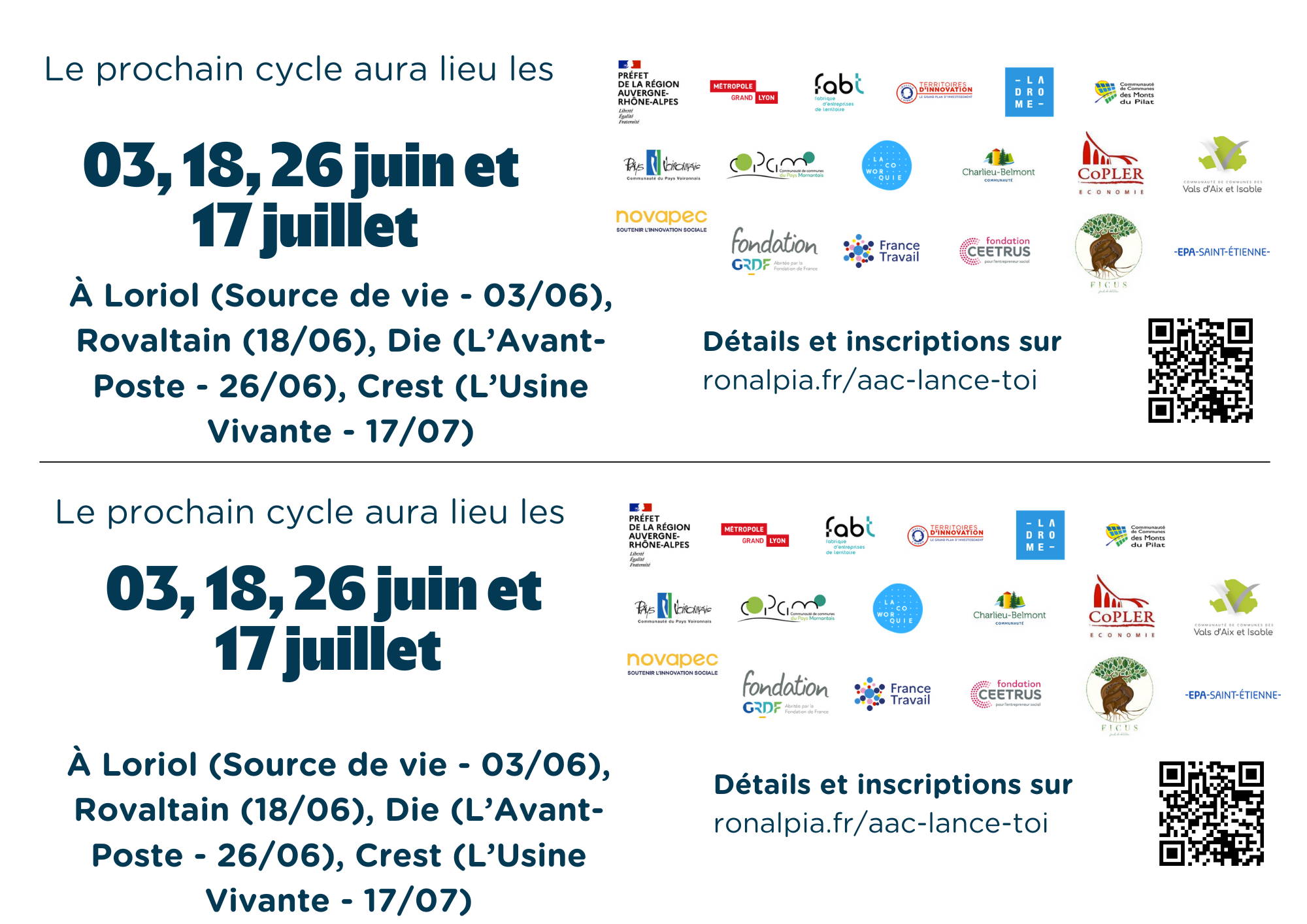 Cycle Lance-toi en 2025 – Association Ronalpia