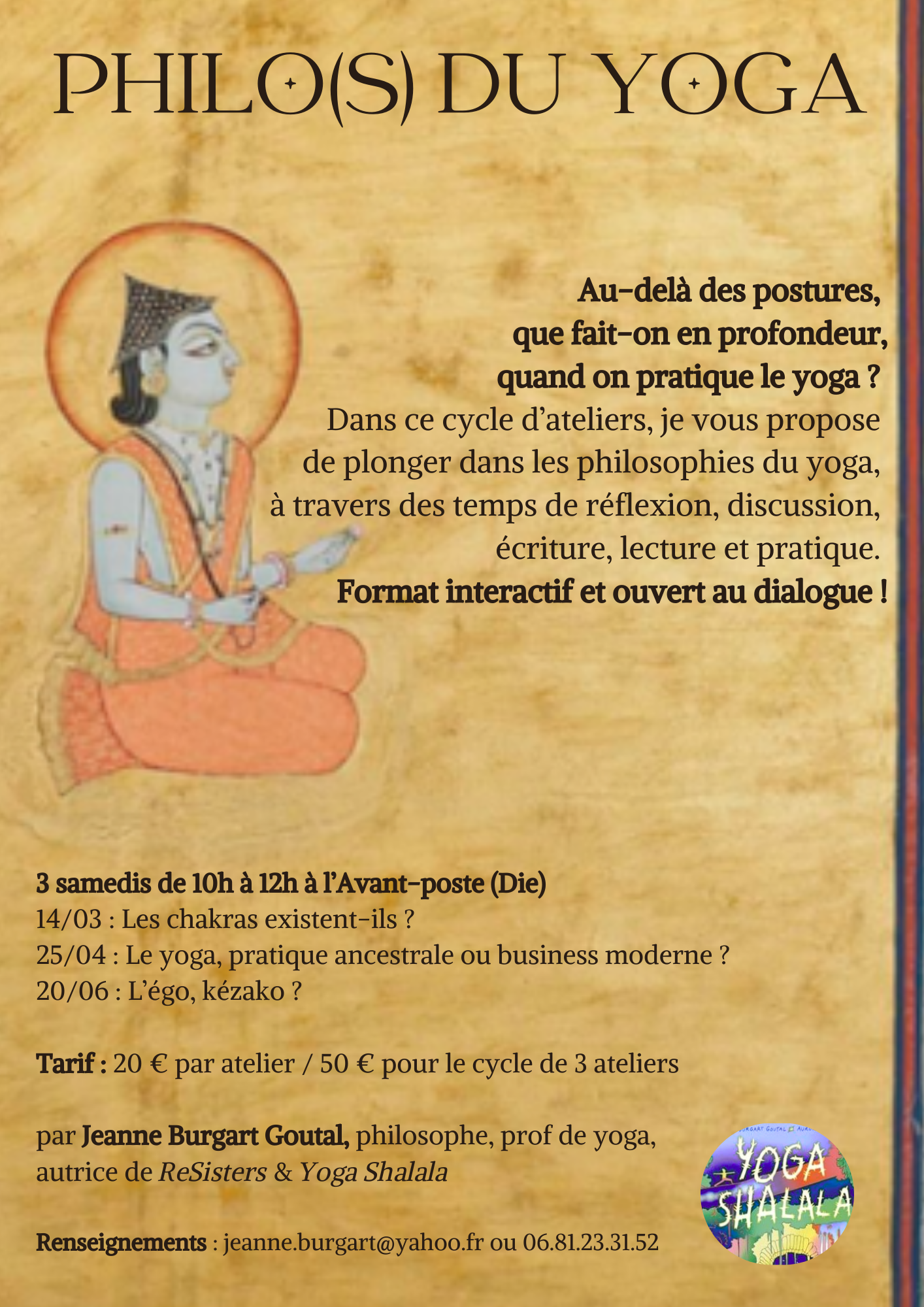 Cycle Philo(s) du yoga
