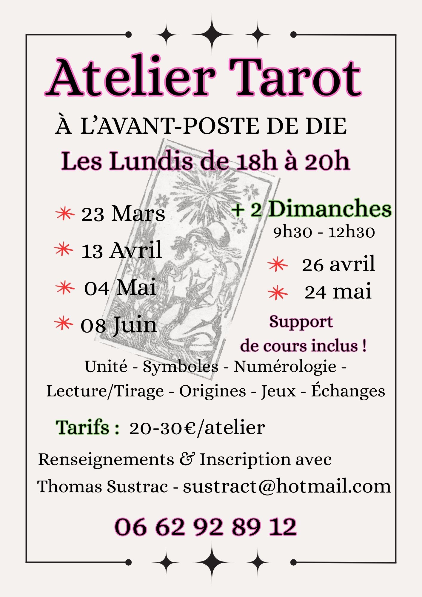 Atelier de tarot - Thomas Sastruc - 04/05